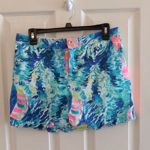 Lilly Pulitzer Colette Skort in Hey Bay Bay size 2